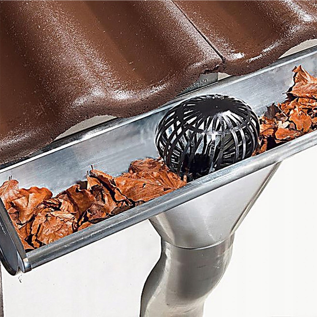 FILTR DO RYNNY RURY SPUSTOWEJ KOSZYCZEK SITKO UNIWERSALNY ROZMIAR 4szt