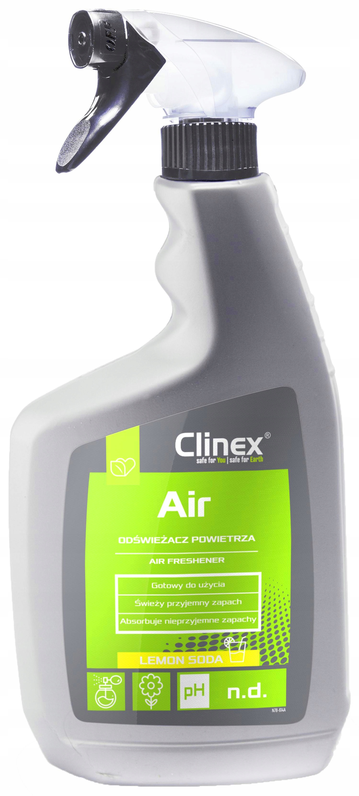 

Clinex Air Odświeżacz Lemon Soda 650 ml