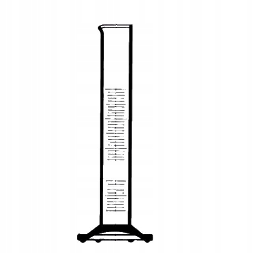 

Cylinder miarowy szklany 25 ml skala brązowa