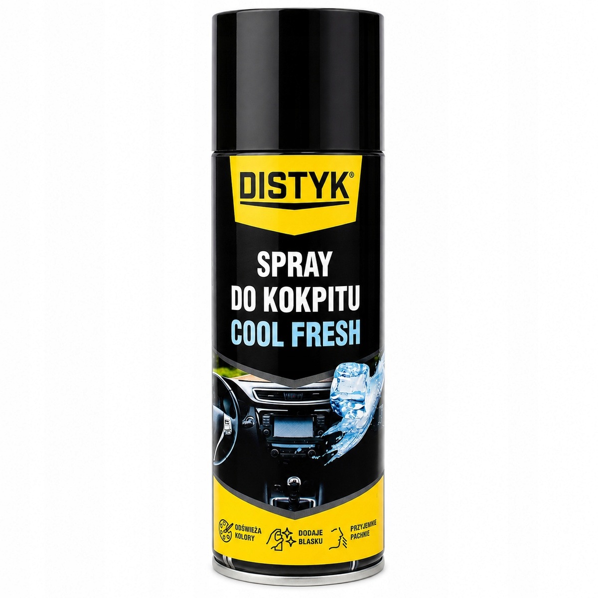 Distyk Spray do pielęgnacji kokpitu nabłyszczający 400 ml Cool Fresh
