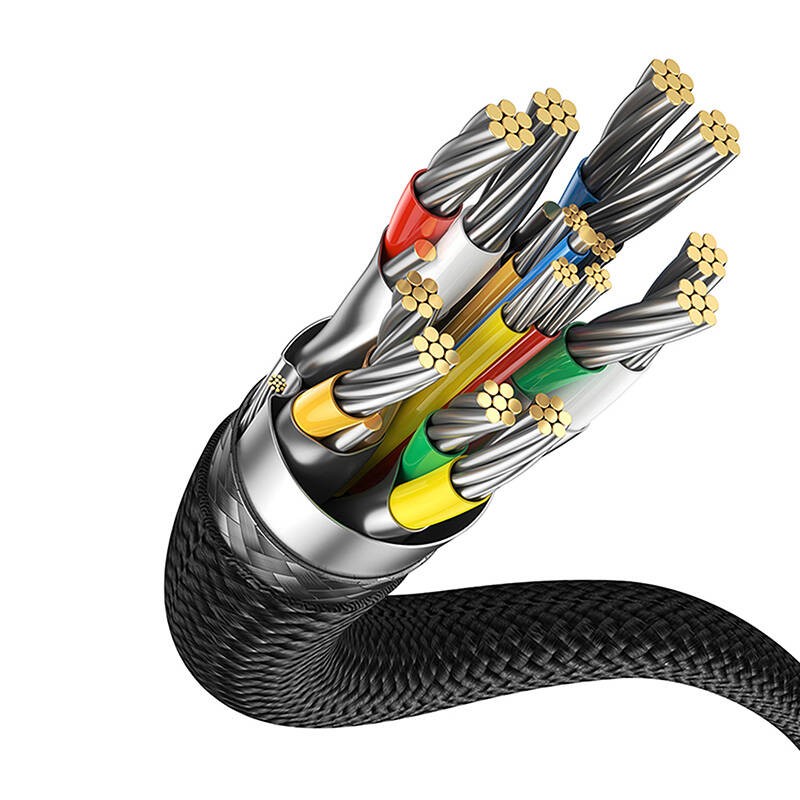 Kabel Jednokierunkowy Baseus USB-C do DisplayPort 1.4 8K 240Hz 1.5m Czarny Marka Baseus