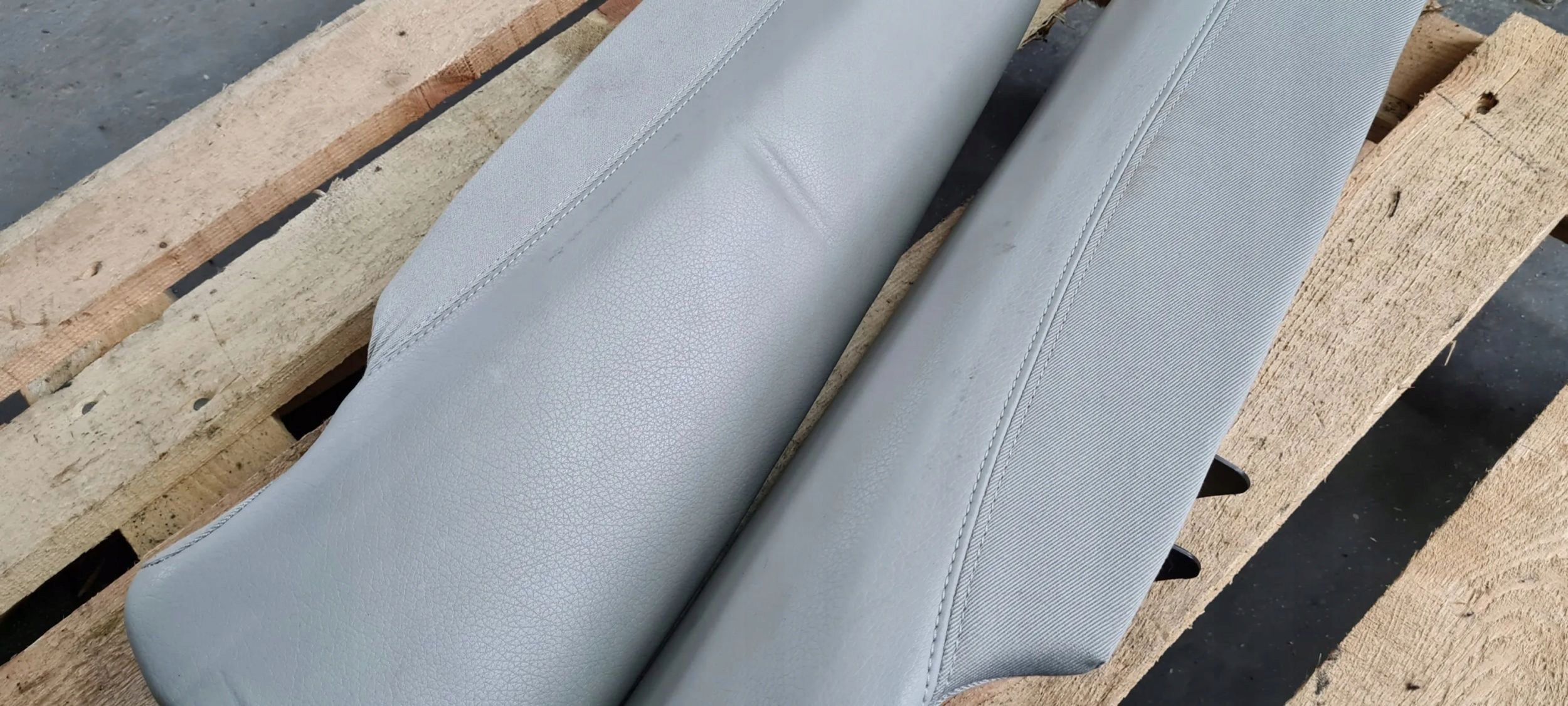 A7 4G side left right KANAPY rear part 2C leather TITANGRAU A6 C7 4G