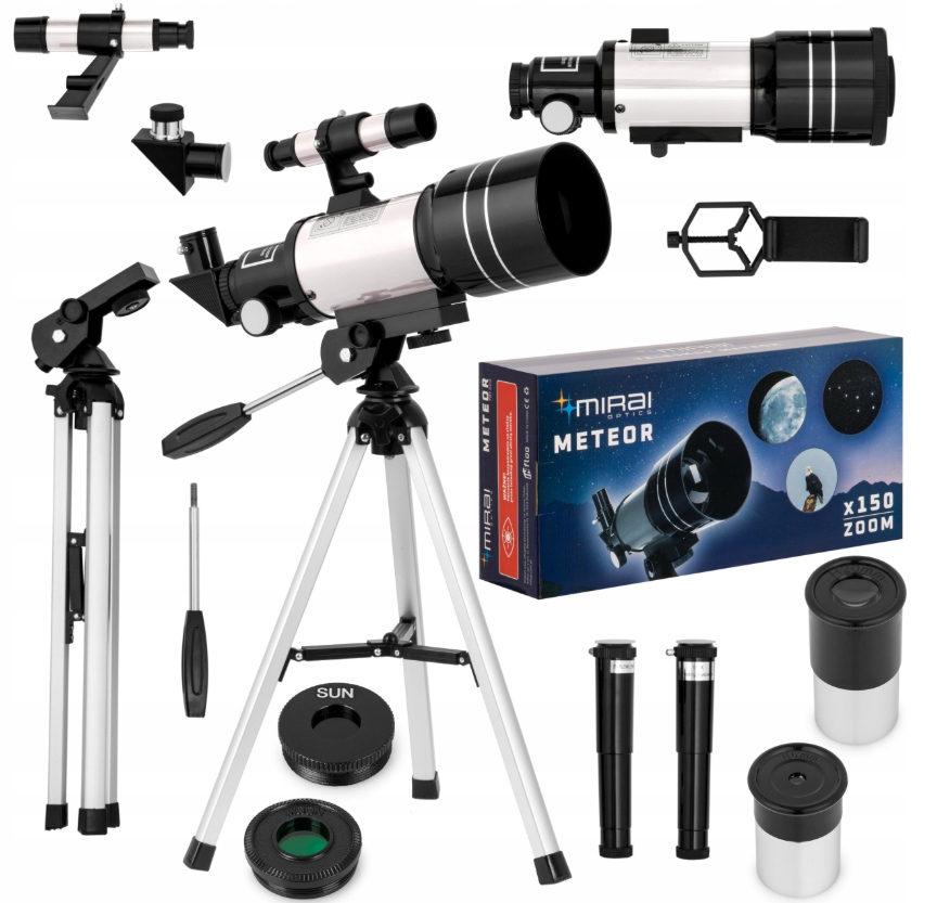 Teleskop Luneta Lornetka Pro Zestaw XL F30070 300mm Dodatki Dziecka