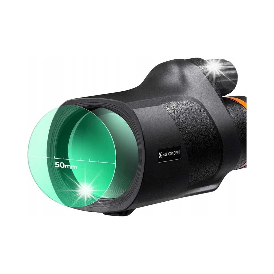 K&F Monokular Luneta 12x 50mm BAK4 FMC Lornetka 28 Powłok MC Antyreflex PRO