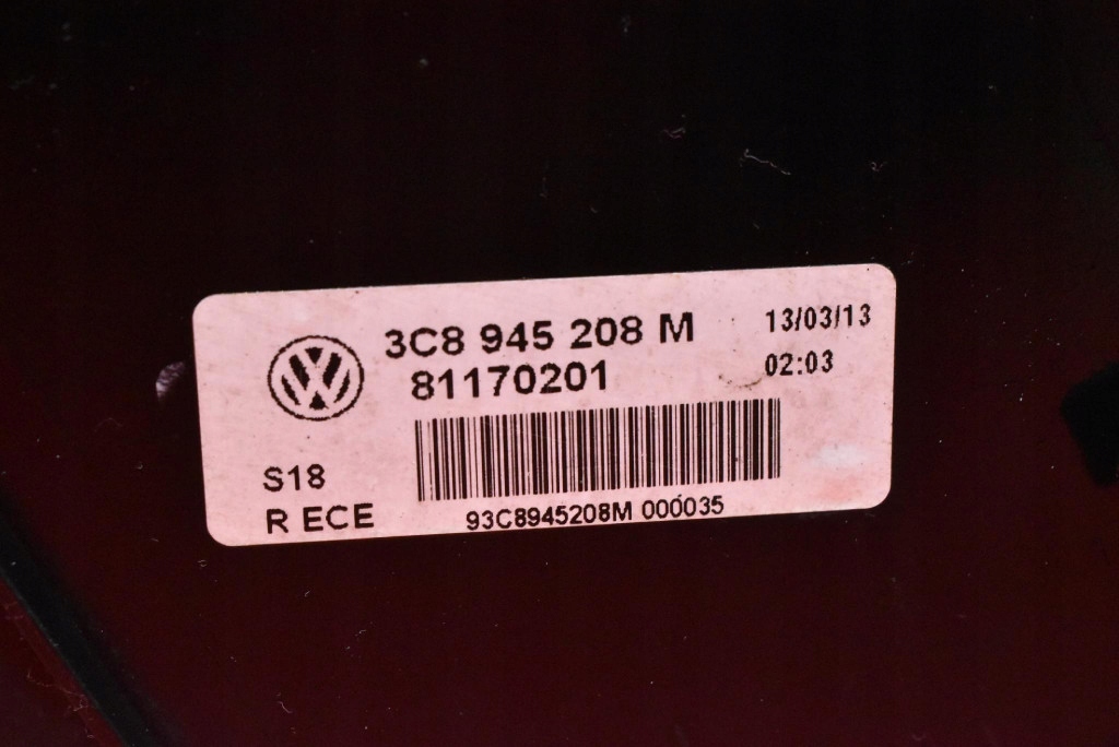 light right rear part rear 3C8945208M VW PASSAT CC LIFT 12-17