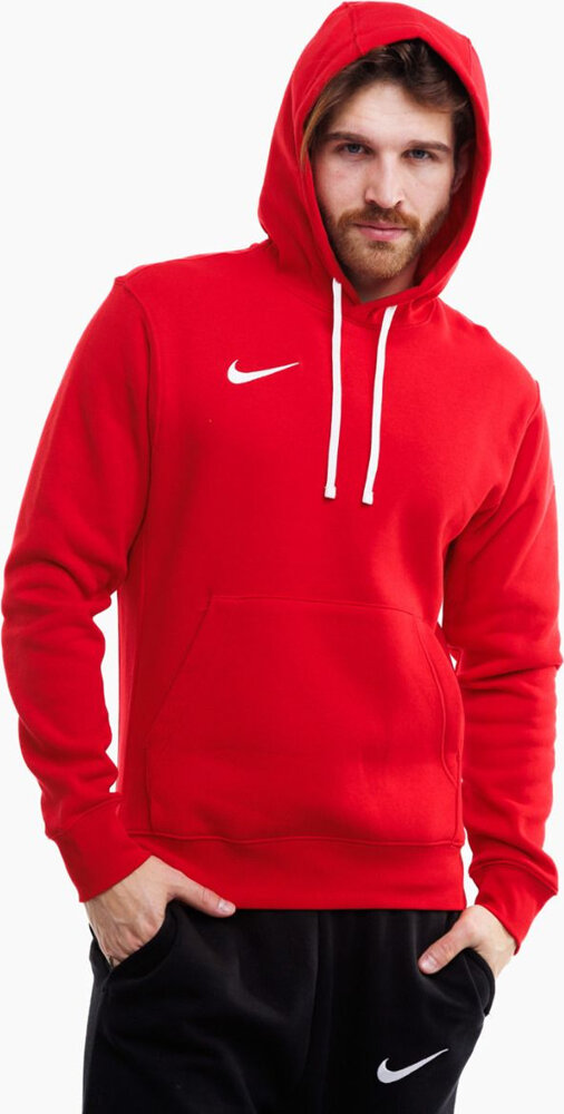 Pánská Mikina Nike Team Club Hoodie Klokanka Červená vel M