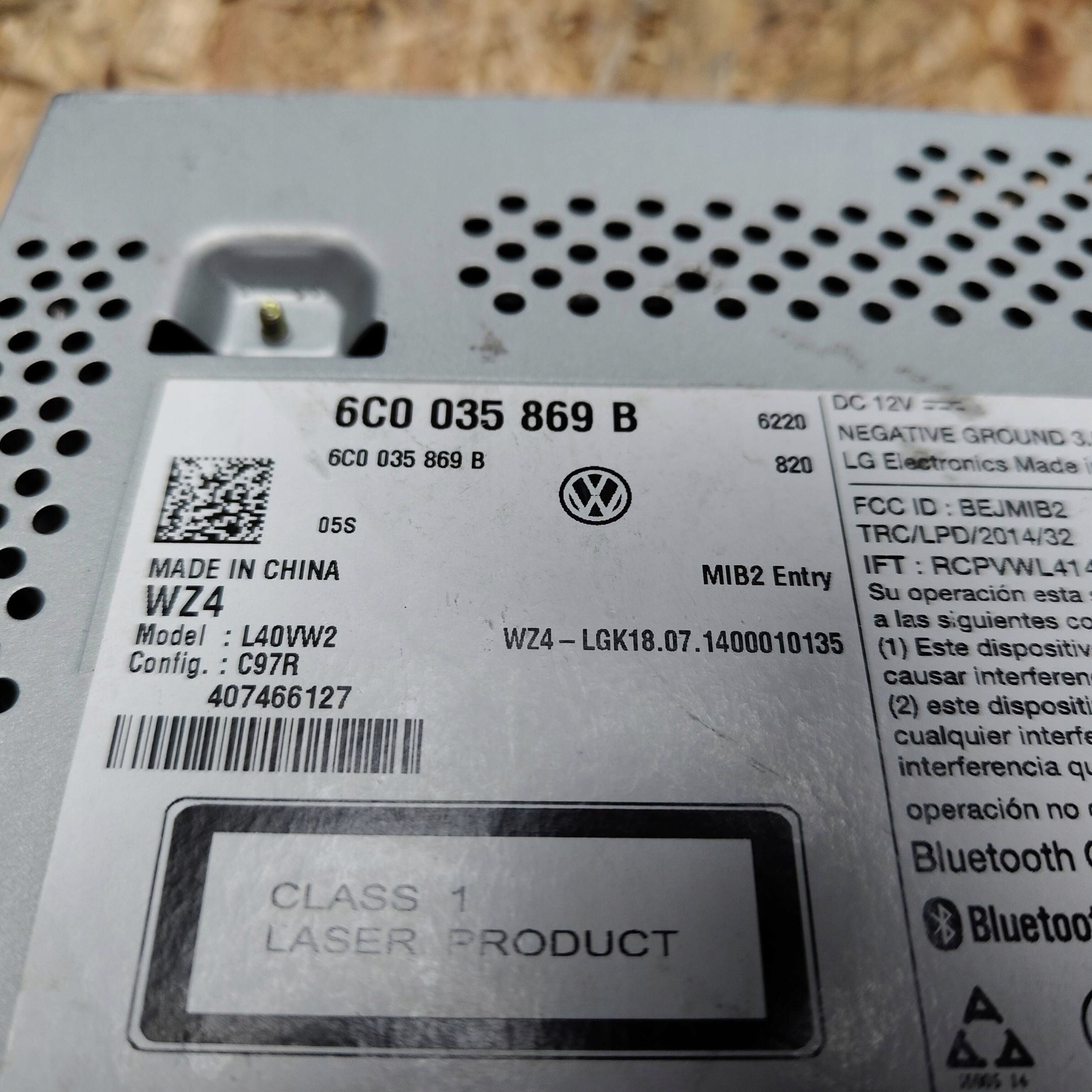 Stacja multimedialna Volkswagen Polo V 6R 6C0035869B