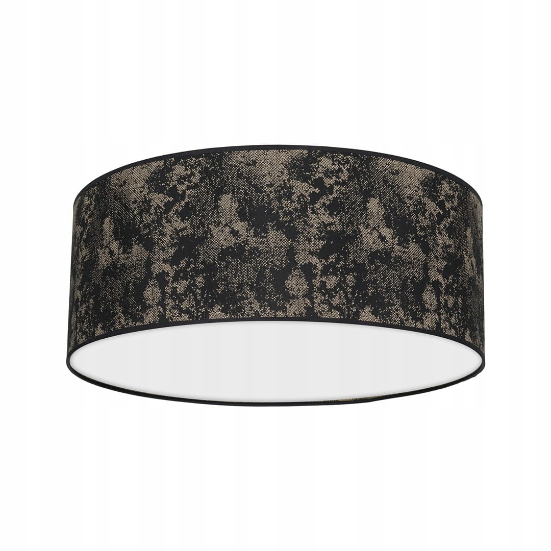 Stropná lampa Milagro Satino 40 cm 2x60W E27 čierna tkanina