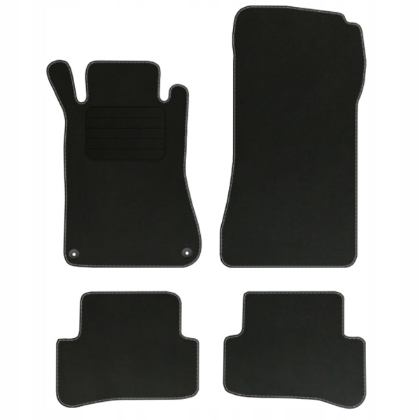 Mercedes C W203 S203 00-07 dywaniki welur Eko Czarne