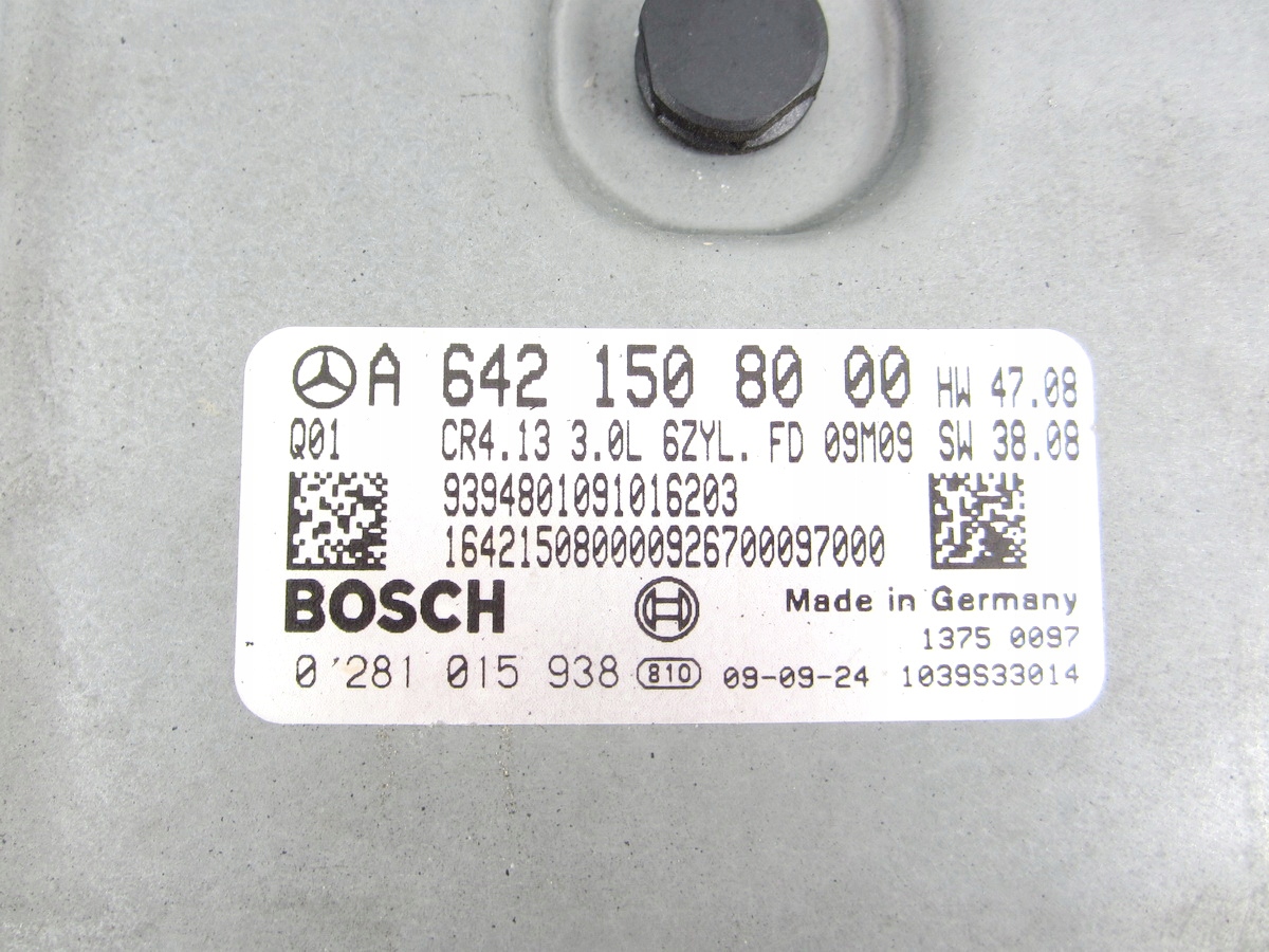 control unit of the engine Mercedes W251 R-klasa 3.0 V6 CDI
