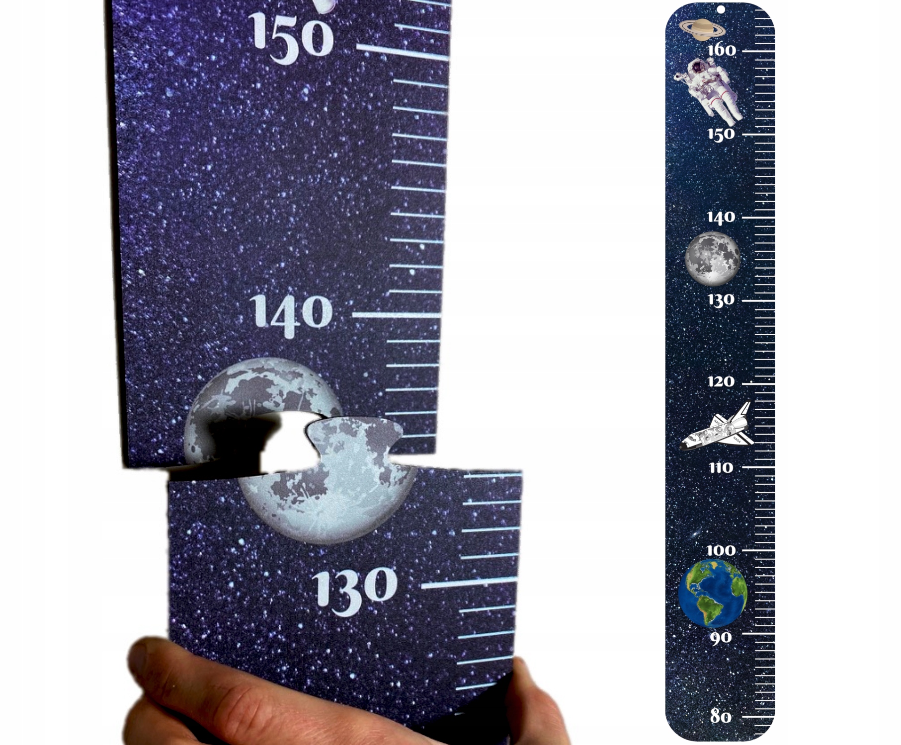 Miarka wzrostu na ścianę miara dla dzieci KOSMOS