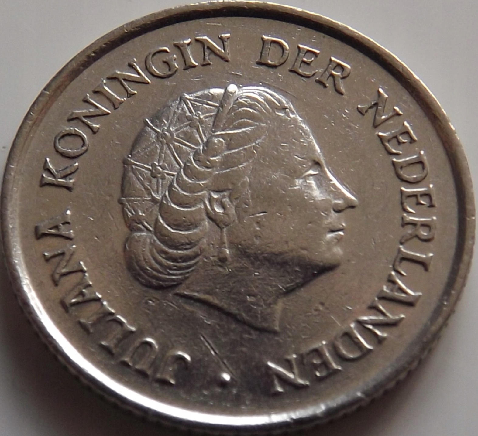 Holandia 25 Centów 1973 , st. 3+