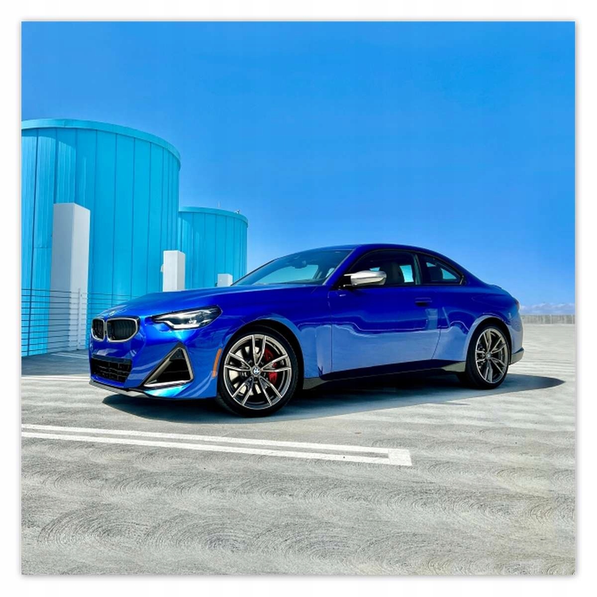Fototapety 208x208 Modré Bmw Auto