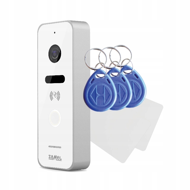 Kazeta Vonkajší panel Hd Čítačka kľúčeniek a kariet RFiD Biela