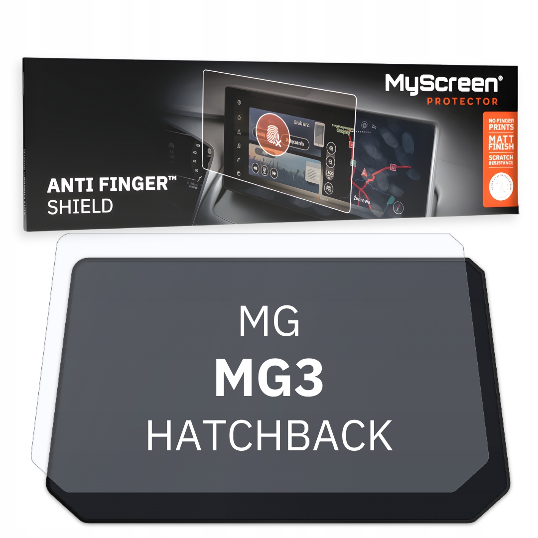 Matná fólie pro Mg MG3 Hatchback 2024 Přední Středový Rychloměr MyScreen