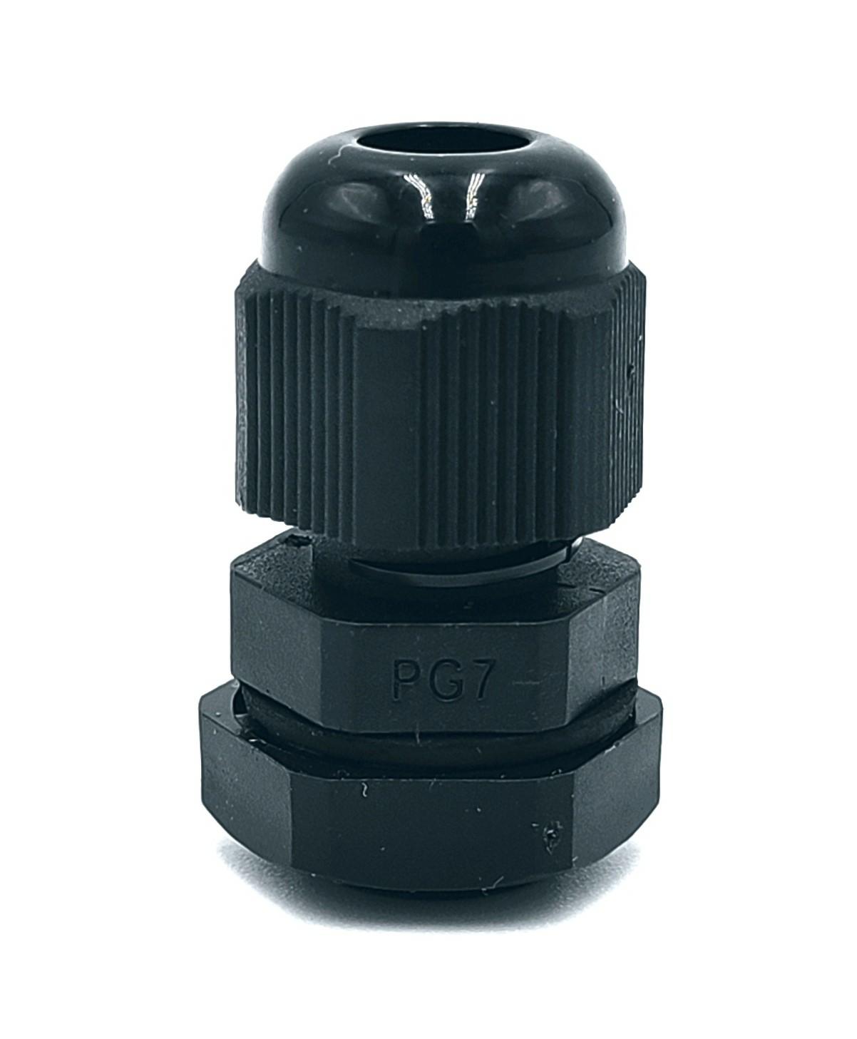 

Dławik kablowy PG7 czarny IP68 1szt.
