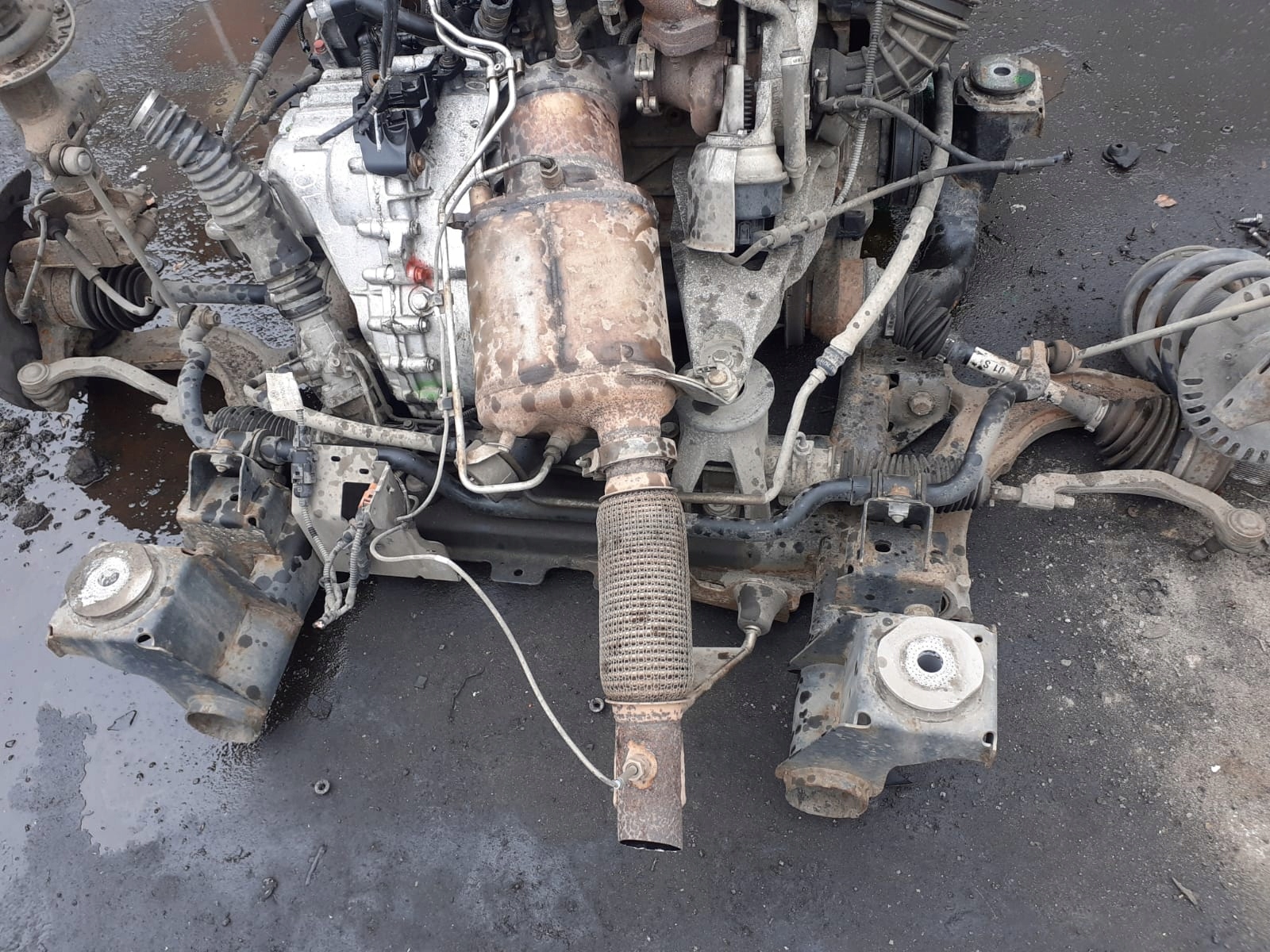 WÓZEK SANKI PRZÓD KOŁYSKA VW T5