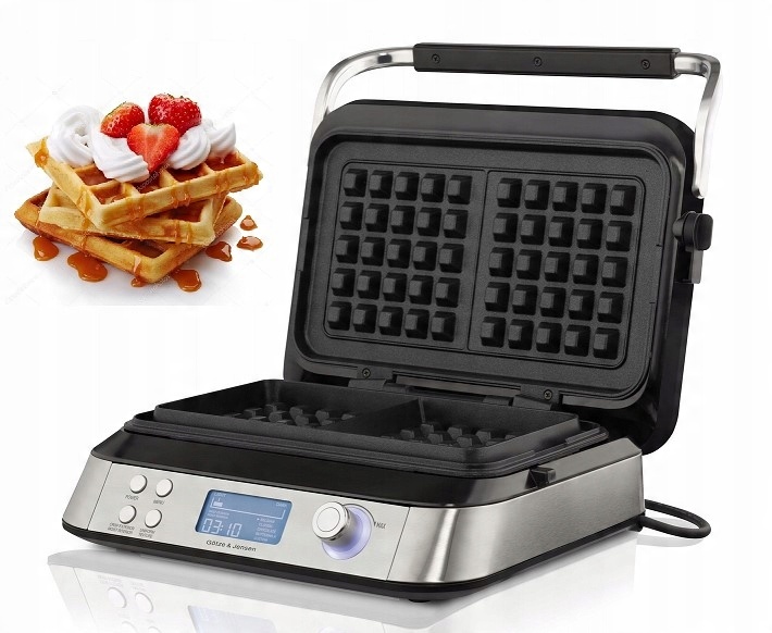 

Gofrownica 1600W Mocna Srebrna