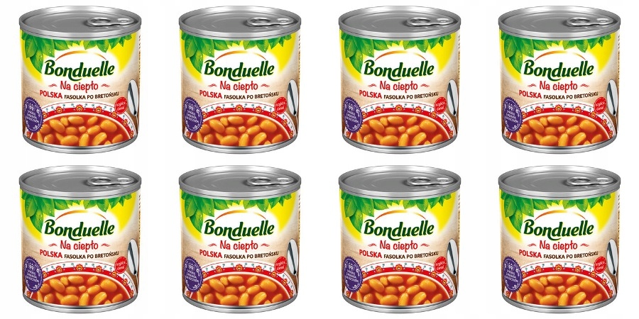 8 x 430 g Bonduelle Polská fazole po bretaňsku