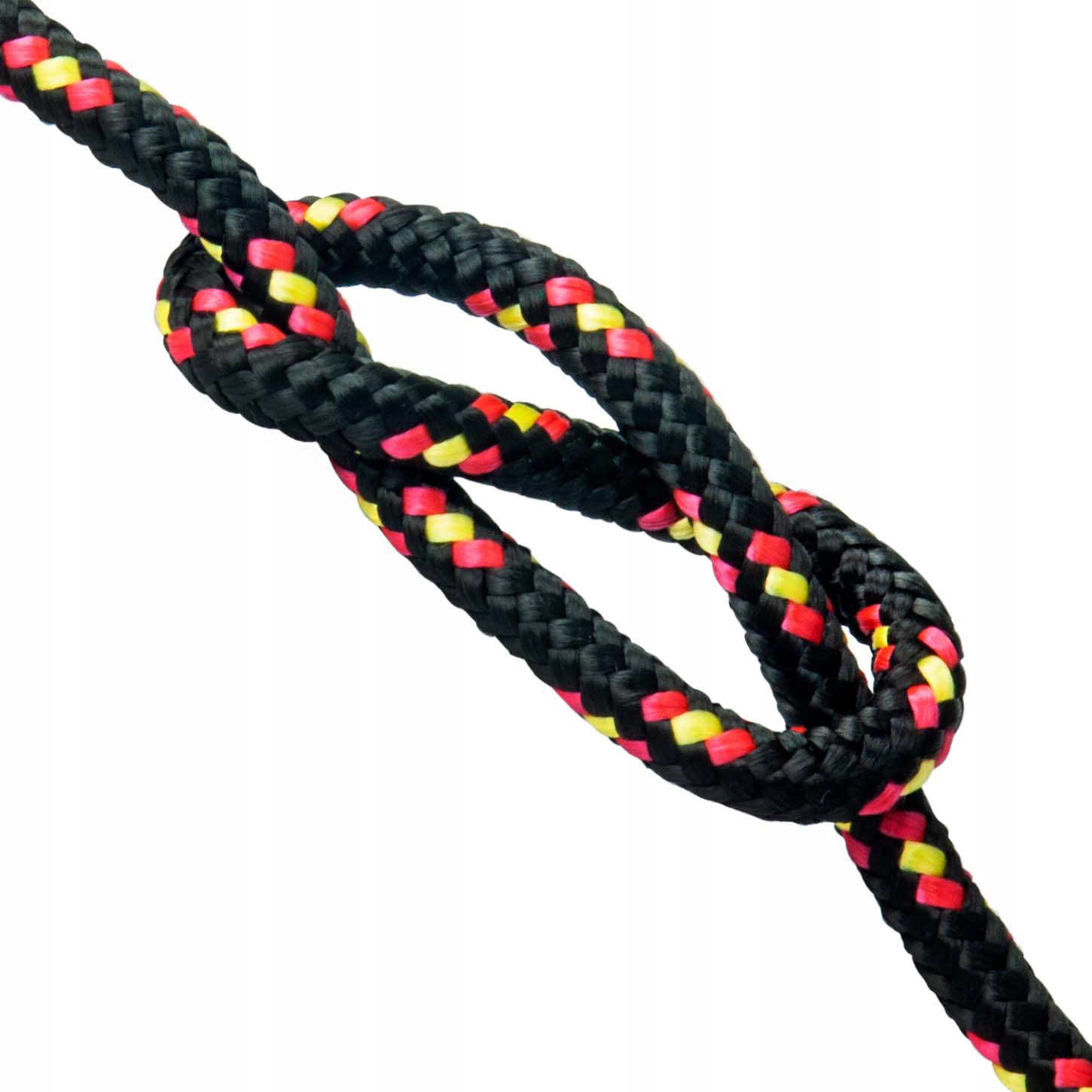 Lina Linka polipropylenowa pleciona żeglarska czarna 6mm 10m