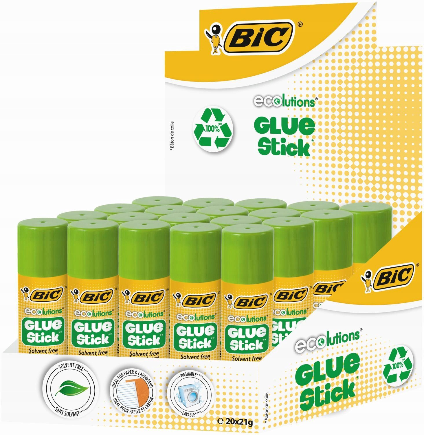 

Bic Eco Glue Stick Mocny Klej W Sztyfcie 21G X20