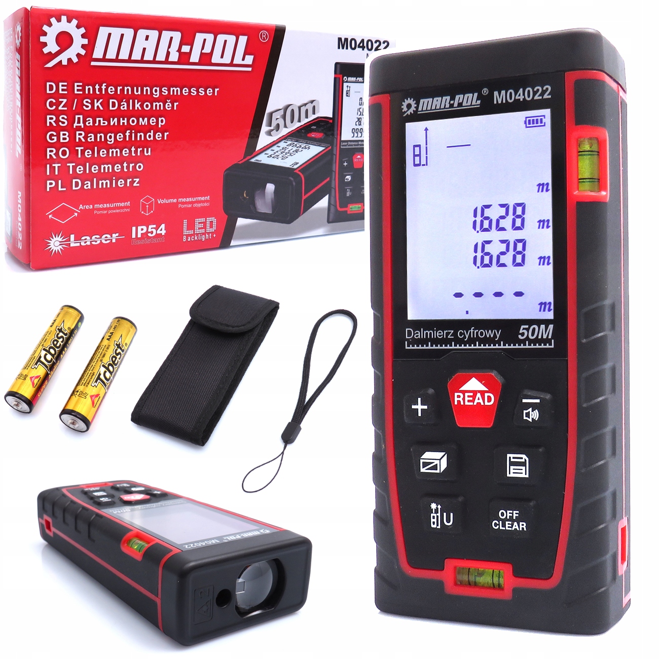 ЛАЗЕРНИЙ ДАЛЕКОМІР ЦИФРОВИЙ ВІДСТАНОМІР 50 М