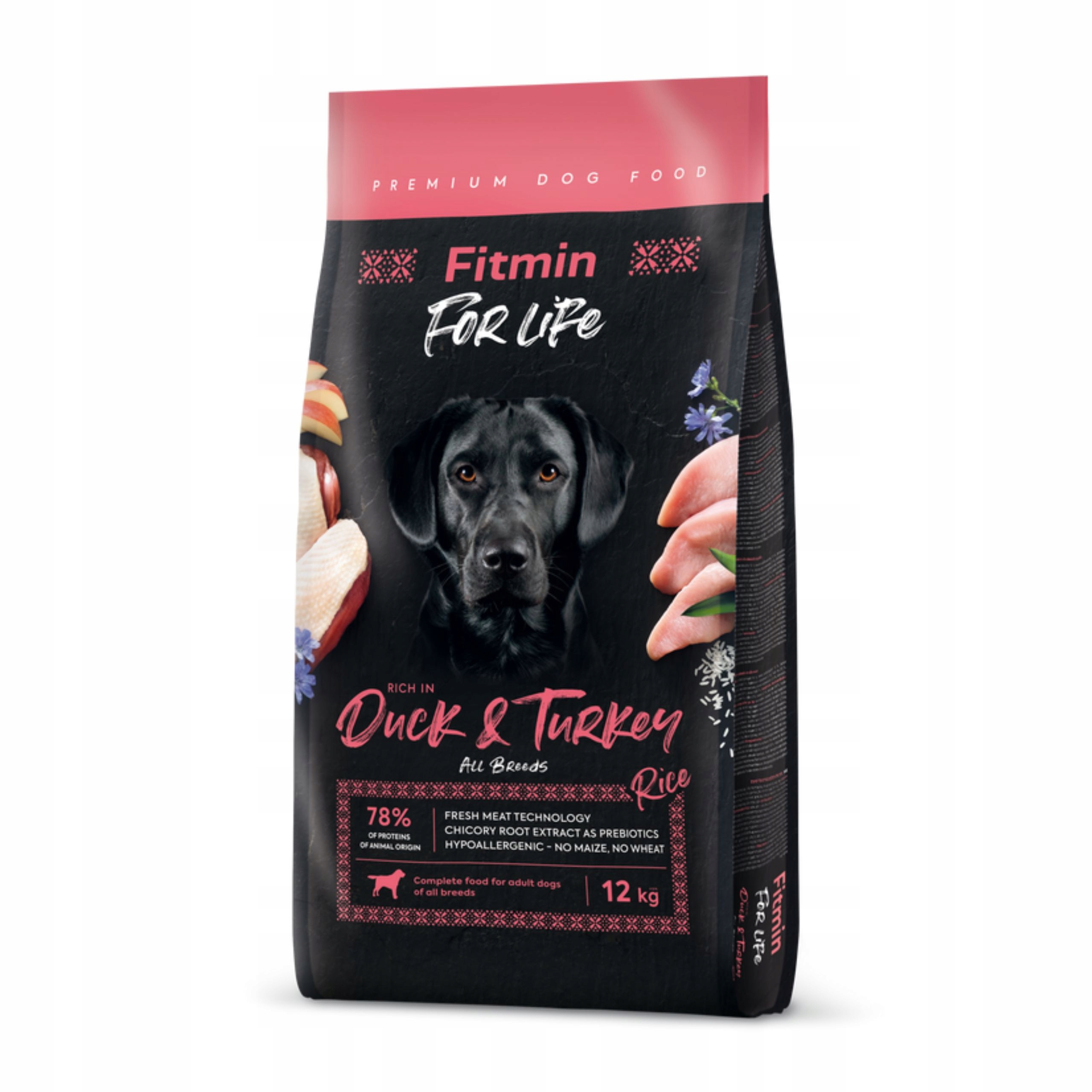 Levně Fitmin dog For Life Duck & Turkey 12 kg