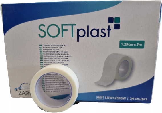 

Przylepiec włókninowy SOFTplast 1,25cmx5m 24szt
