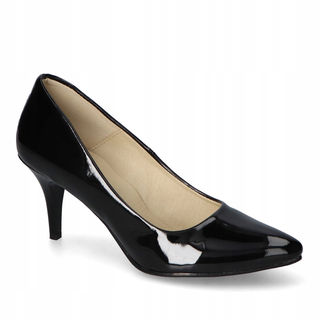 Boty Krzyś-but 150 Černé s lakem 38