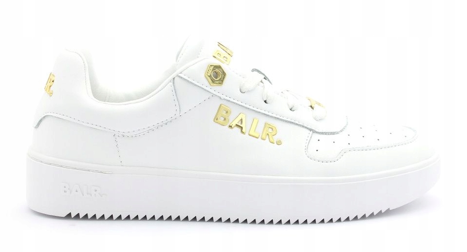 Balr. Bílé Pánské Sportovní Boty Se Zlatým Zdobením 42 3DA