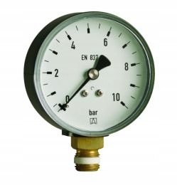 AFRISO MANOMETR RF63 0-10B 1/4" RAD