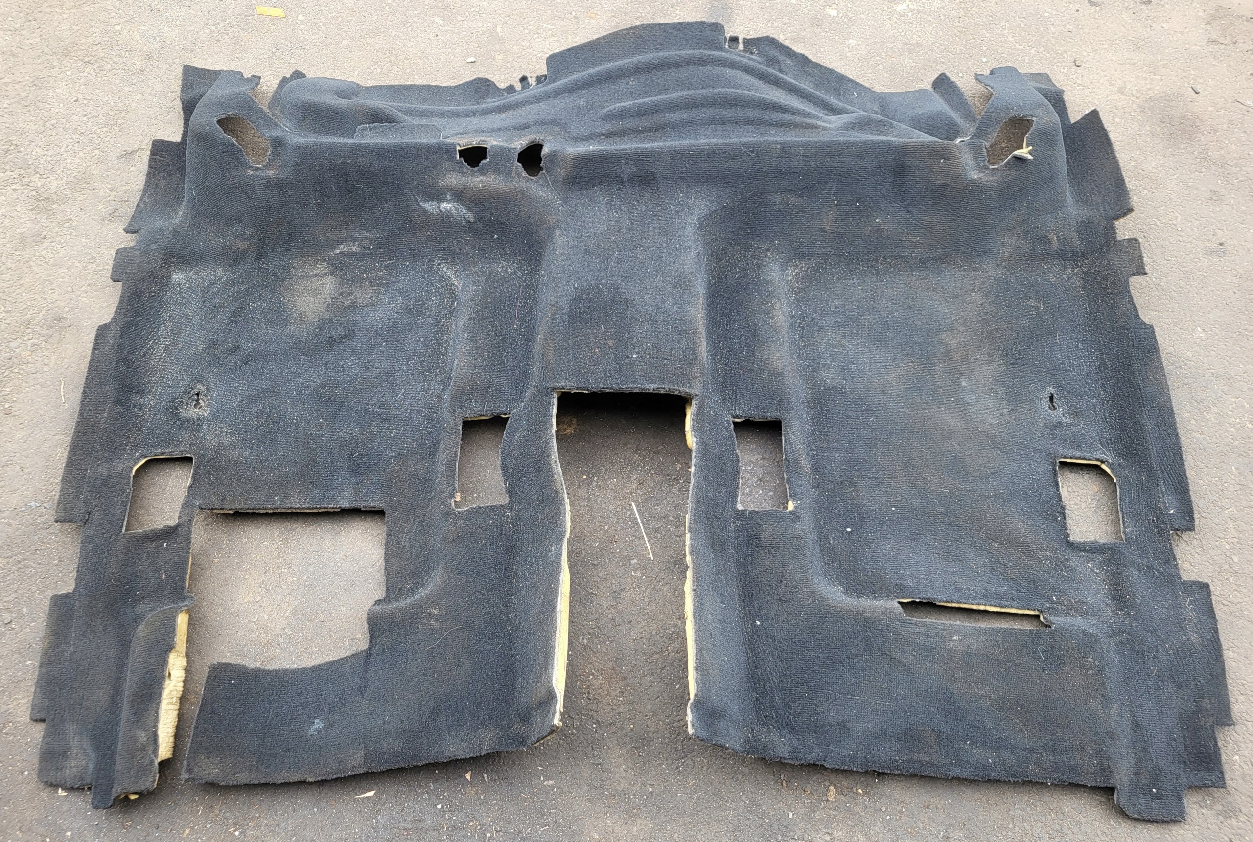 Matte Teppich AUTOTEPPICHE BODEN hinten heck MERCEDES ML W164 schwarzer OE EU