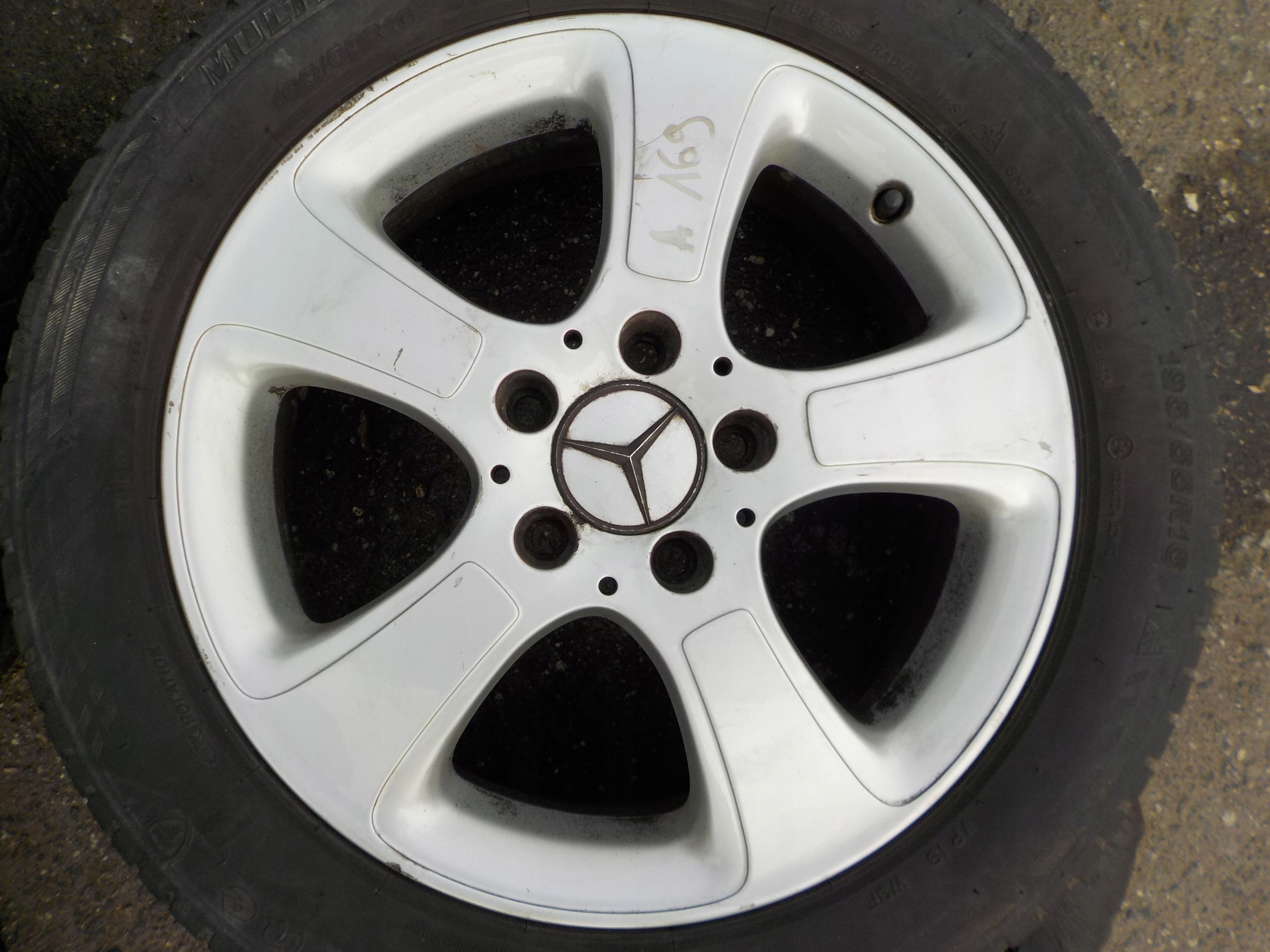 discs aluminium 15'' mercedes w169 2006r A1694011002
