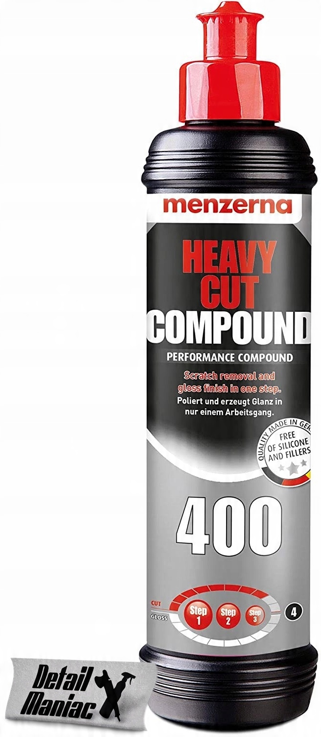 

Menzerna 400 Heavy Cut mocno tnąca pasta 250ml