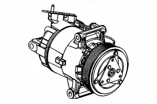 TSP0155927/ZAW - DELPHI КОМПРЕССОР КОНДИЦИОНЕРА NISSAN QASHQAI 2. 0I