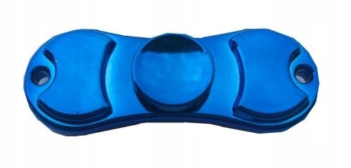 Hand Spinner Metalowy Podwójny Niebieski Rodzaj Fidget Spinner