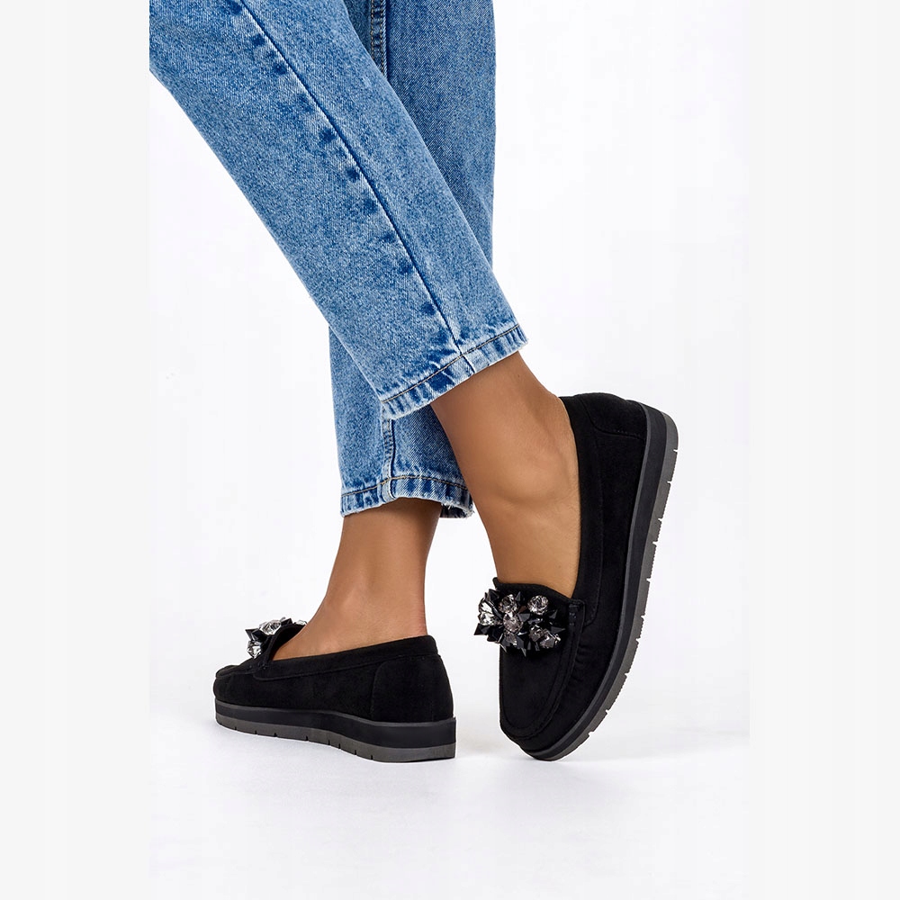 MOKASYNY DAMSKIE PÓŁBUTY WSUWANE OZDOBNE r 38 Marka Casu