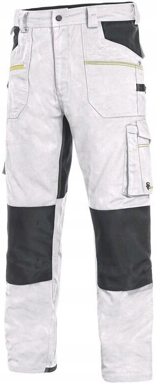 Cxs Stretch Spodnie Robocze Malarskie Białe r. 52