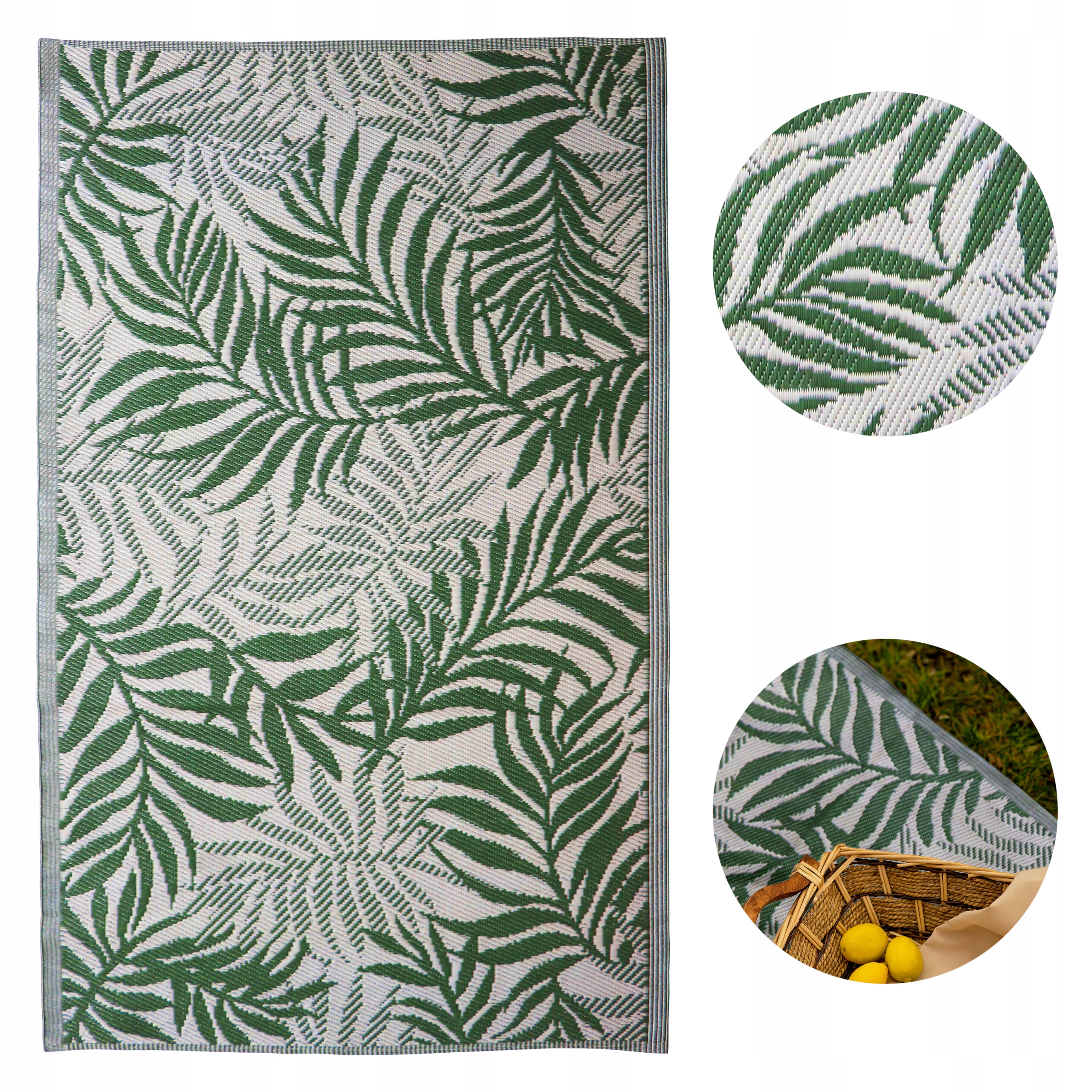 DYWAN ZEWNĘTRZNY TARASOWY BALKONOWY MATA 90x150 CM Długość 150 cm