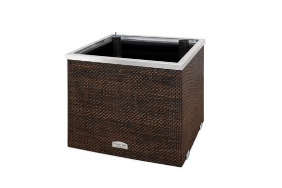 

RattanArt Donica ratanowa nawodnienie 50x50 Zieleń