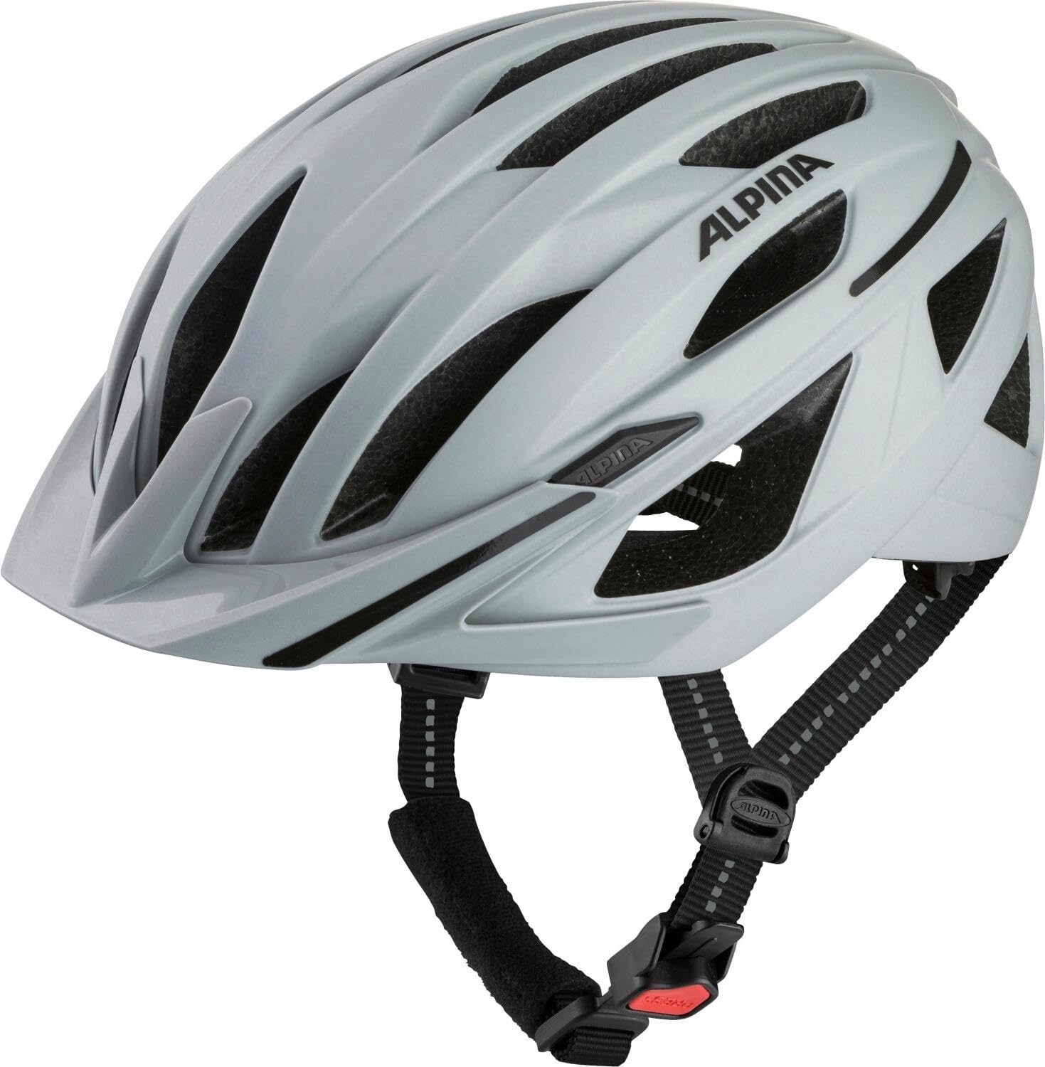 Cyklistická přilba Alpina Haga smoke-grey matt 55-59 cm Ergo Flex světlo