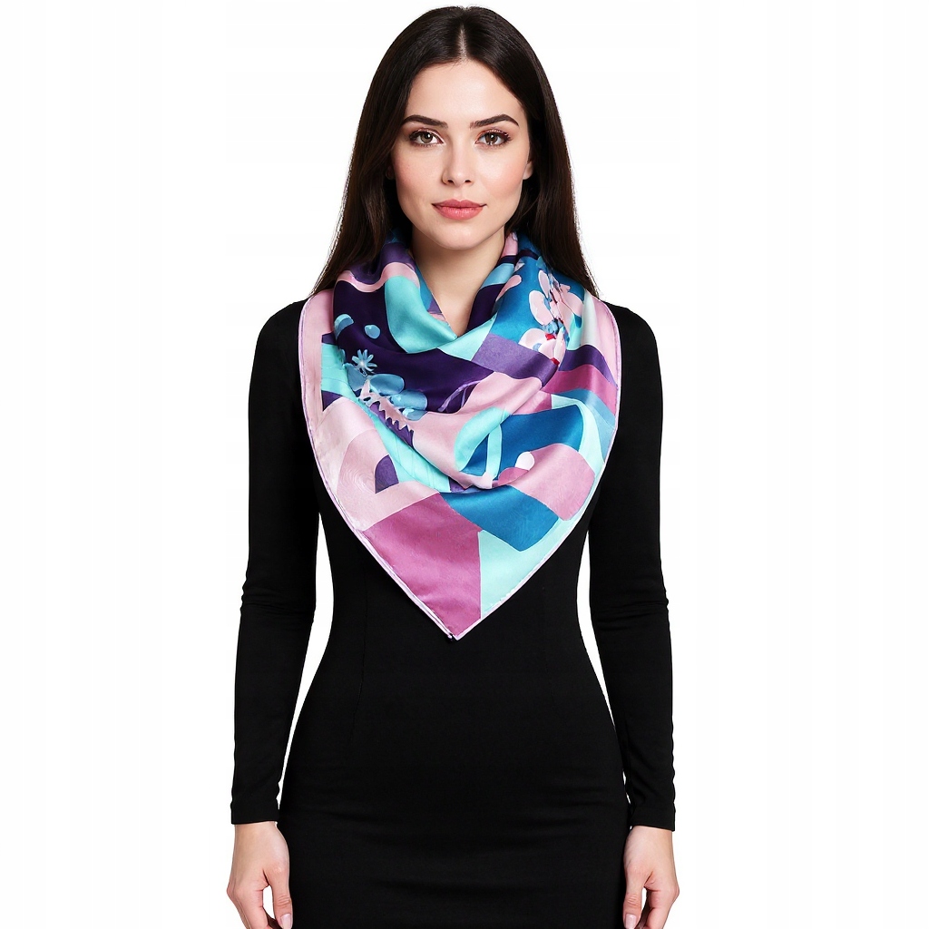 Hedvábný Šátek 100% Přírodní Morušový Hedvábí, Prémiová Kvalita