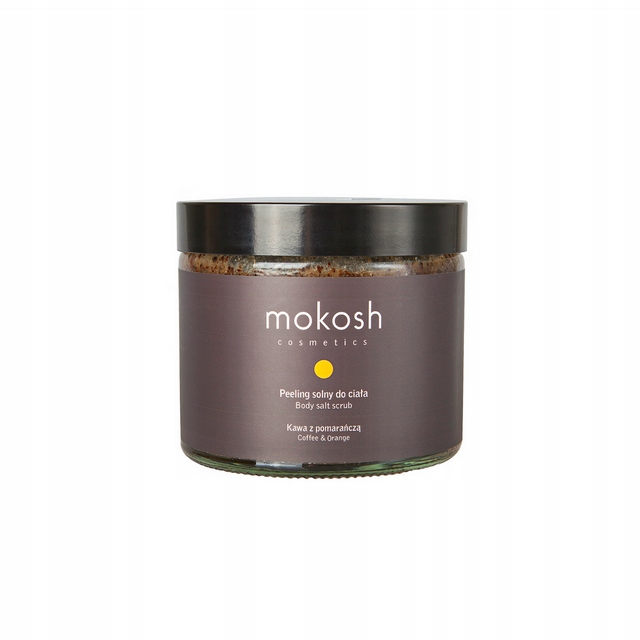 Solný tělový peeling Mokosh Káva s pomerančem zpevňující 300 g