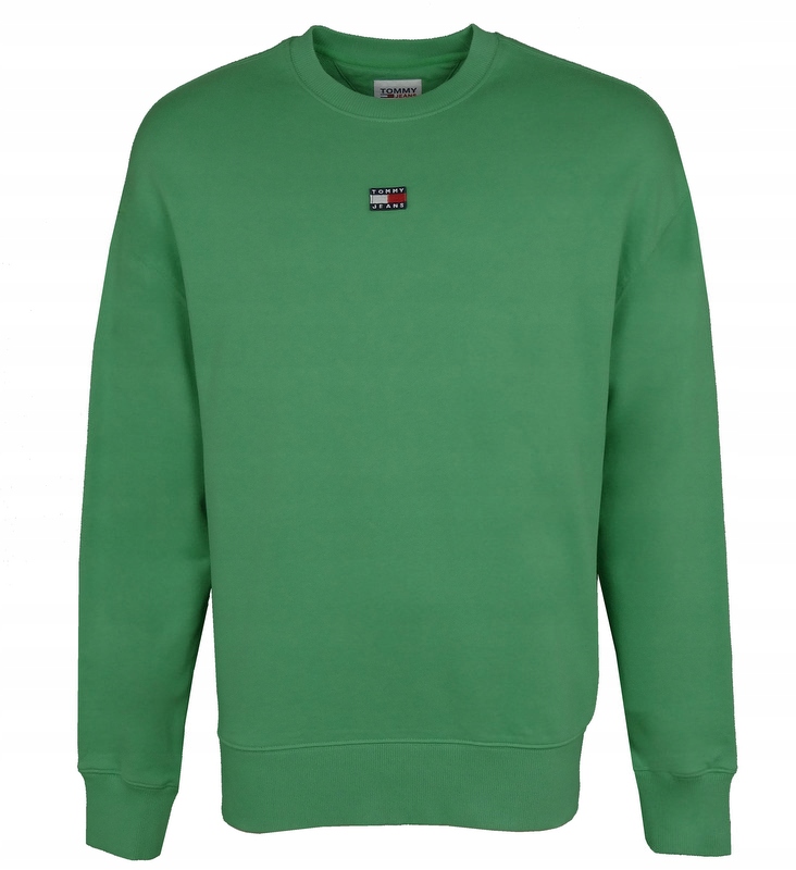 Tommy Jeans pánská mikina, zelená, oversize, S