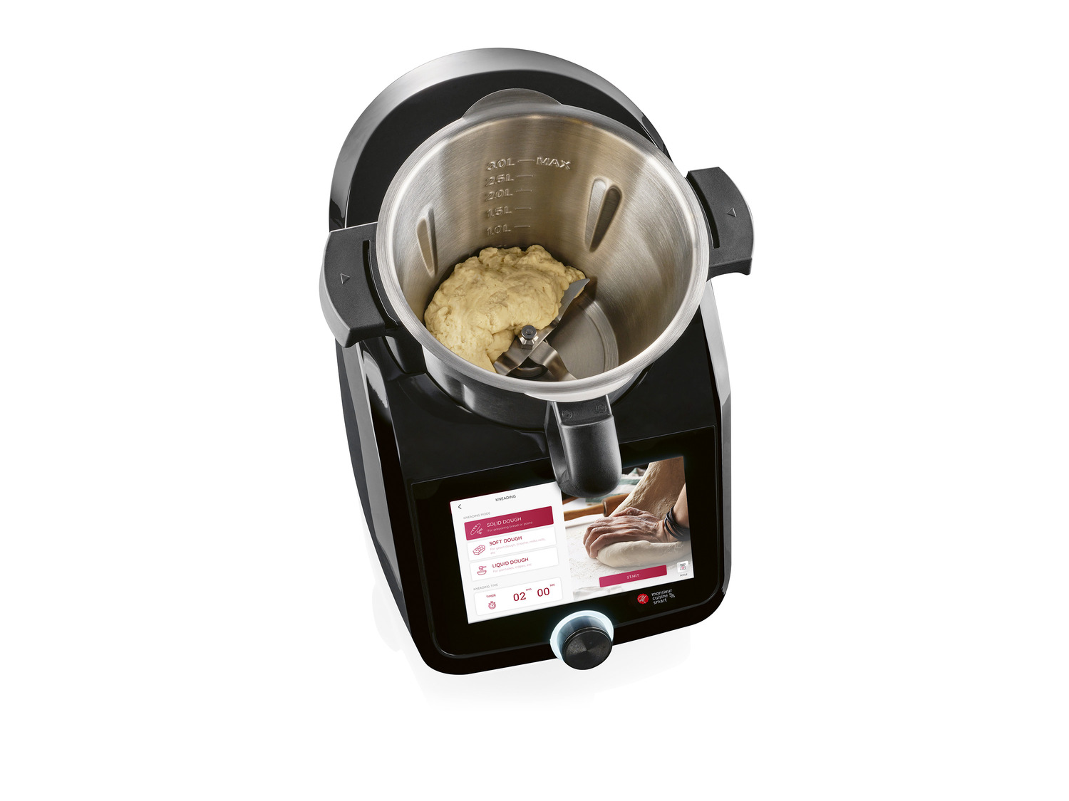 НОВЫЙ LIDLOMIX 2024 MONSIEUR CUISINE УМНЫЙ КУХОННЫЙ ПРОЦЕССОР 1200 Вт WiFi В РАССРОЧКУ 0 Мощность 1000 Вт