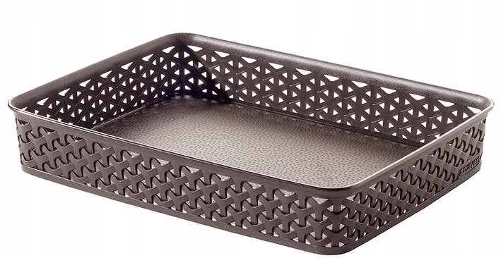 

98693 Curver Koszyk Taca Rattan Brąz A4