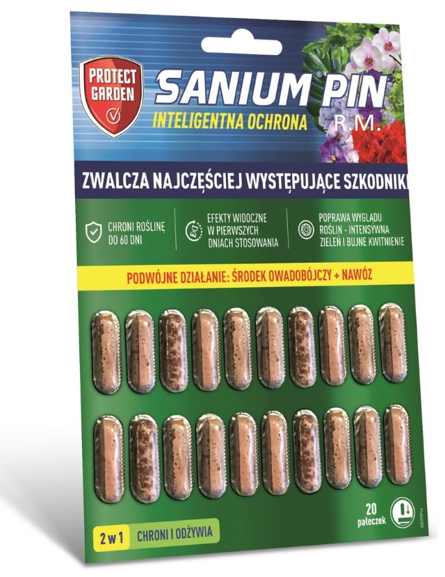 

Pałeczki Sanium Pin Na Szkodniki 60 Dni Ochrony