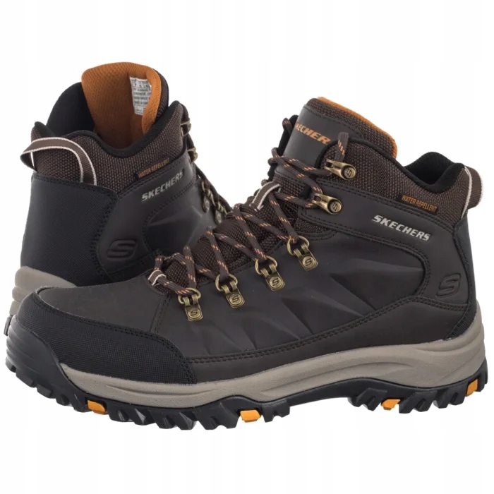 Pánské trekové boty Skechers Relment Chococlate 204642 Hnědé