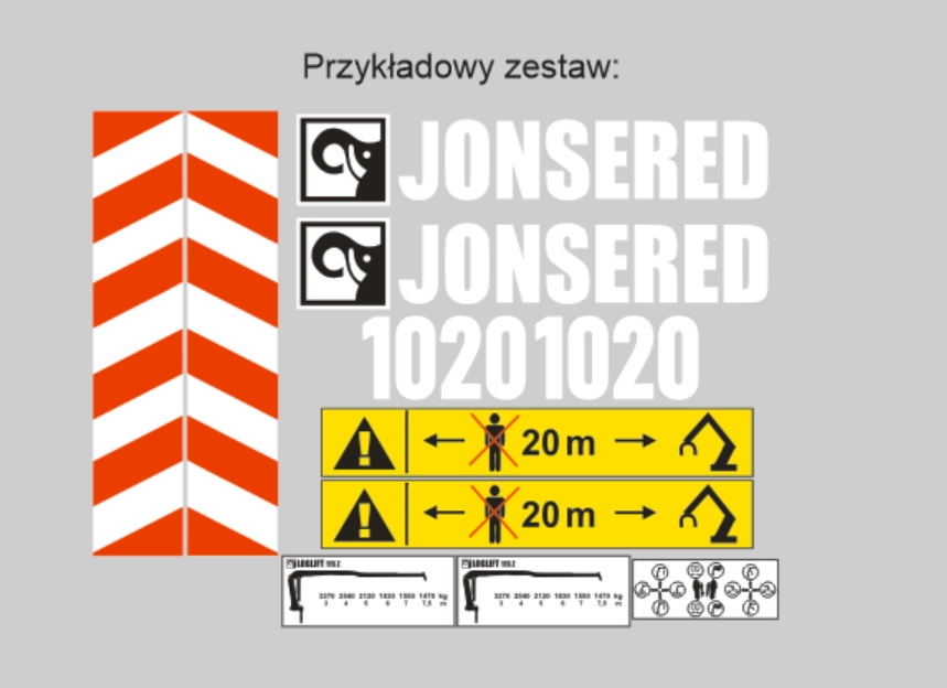 Samolepka na každý model Hds Jonsered