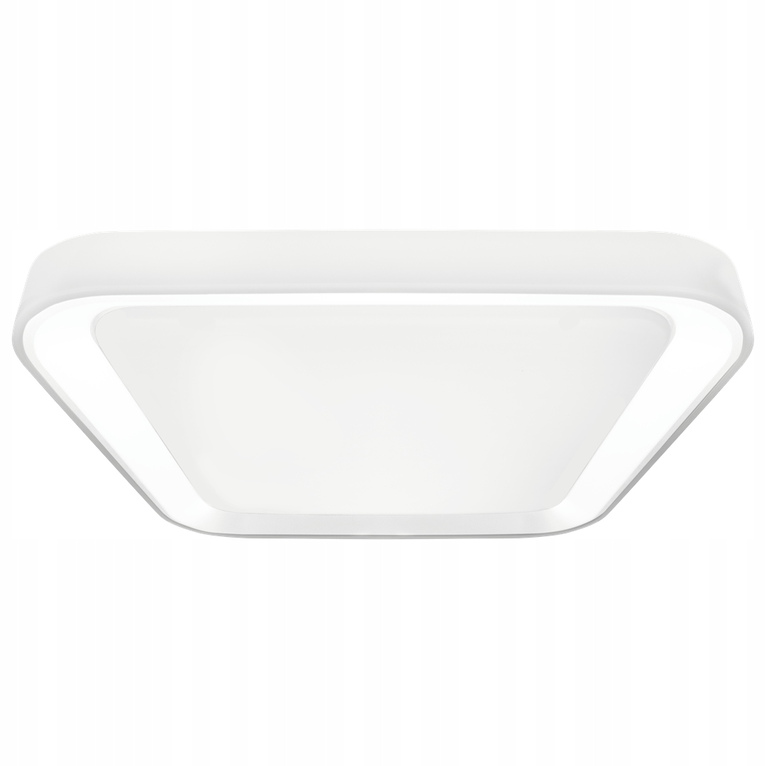 

Lampa Sufitowa Biała Led Plafon Z Pilotem 66W